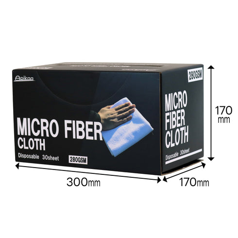 マイクロファイバークロスBOX 30枚入 マイクロファイバータオル 洗車タオル 洗車クロス 吸水クロス 拭き取り