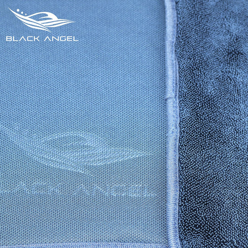 BLACK ANGEL 爆吸水タオル Lサイズ 70×145cm 超吸水マイクロファイバークロス 洗車用