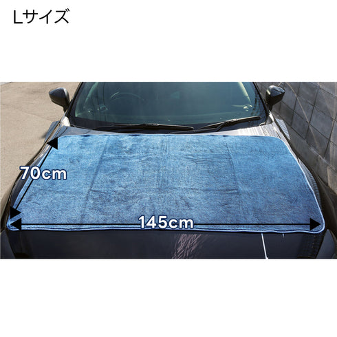 BLACK ANGEL 爆吸水タオル Lサイズ 70×145cm 超吸水マイクロファイバークロス 洗車用