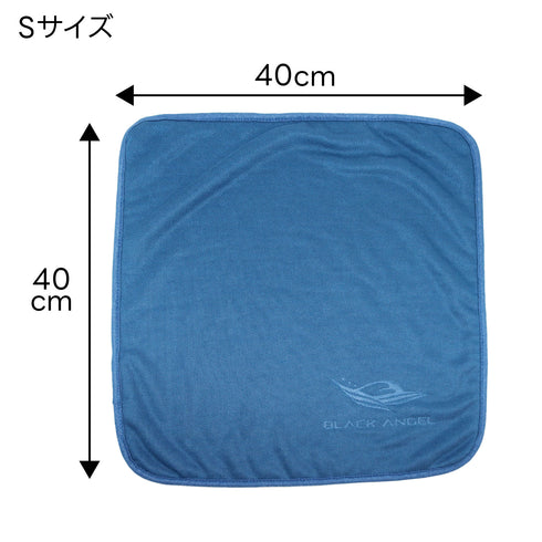 BLACK ANGEL 爆吸水タオル Sサイズ 40×40cm 超吸水マイクロファイバークロス 洗車用
