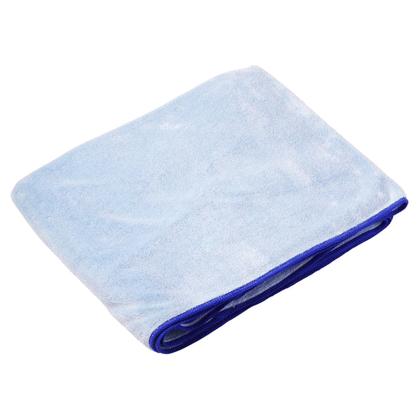 マイクロファイバークロスL(ブルー)2枚セット マイクロファイバータオル マイクロファイバークロス 洗車タオル 洗車クロス 吸水クロス 拭き取り