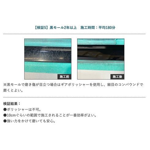 モールポリッシュ (50g)セット 自動車メッキモール用洗浄剤 メッキクリーナー アルミ アルマイト 研磨剤 モールクリン・モールシャイン・モールサビ取り