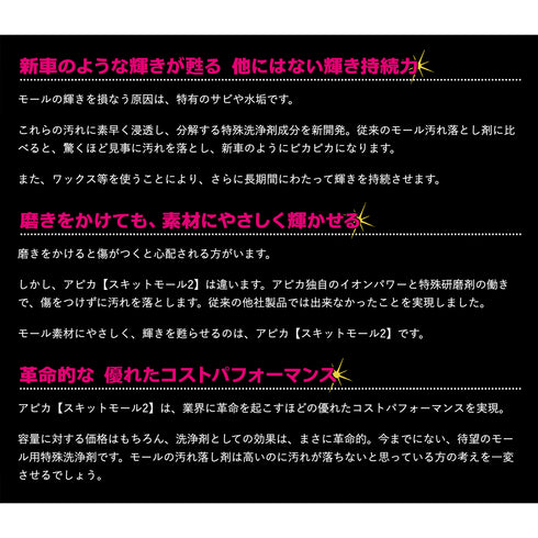 スキットモール2 100ml モール洗浄剤 サビ除去 錆落とし 水アカ メッキモール洗浄剤 研磨剤
